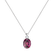 Náhrdelník s diamantom a rhodolitom Alexandria2