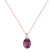 Náhrdelník s diamantom a rhodolitom Alexandria2
