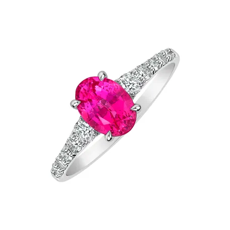 Prsteň s diamantmi a spinelom Shimmering Dazzle