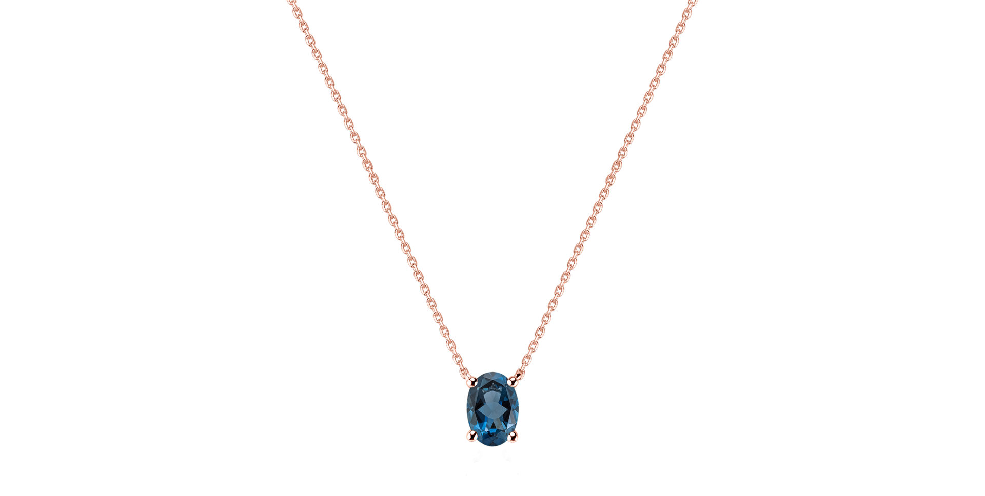 Náhrdelník s topásom Mystic Abyss