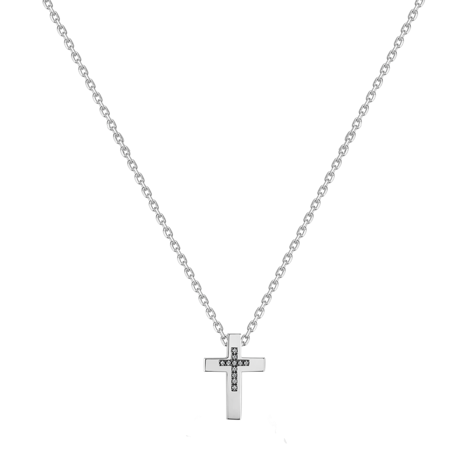 Náhrdelník s diamantmi Cross