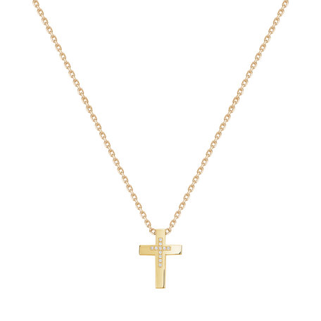 Náhrdelník s diamantmi Cross