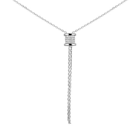 Náhrdelník s diamantmi Timeless Spiral