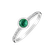 Prsteň s diamantmi a smaragdom Regal Elegance2