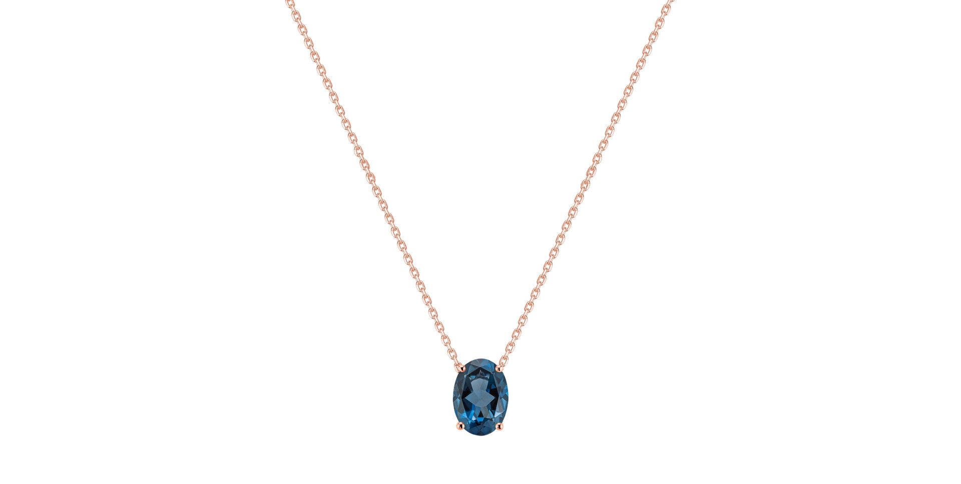 Náhrdelník s topásom Mystic Abyss