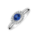 Prsteň s diamantmi a tanzanitom Starlit Ocean2