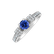 Prsteň s diamantmi a tanzanitom Velviana2