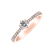 Prsteň s diamantmi Classic Dew2