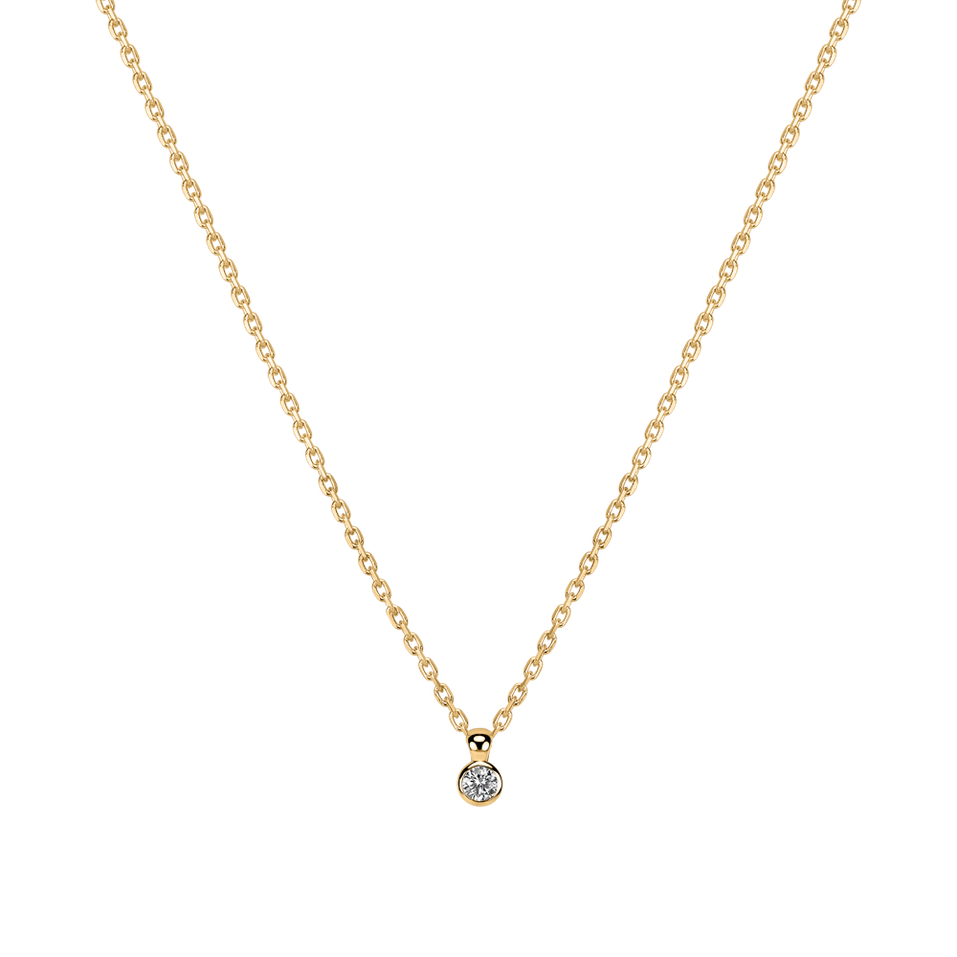 Náhrdelník s diamantom Eye Sparkle