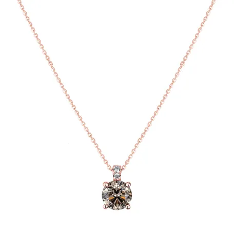 Náhrdelník s diamantmi Bronze Radiance