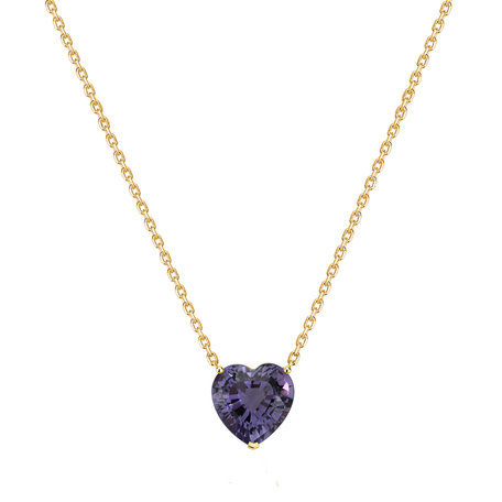 Náhrdelník s ametystom Amethyst Heart