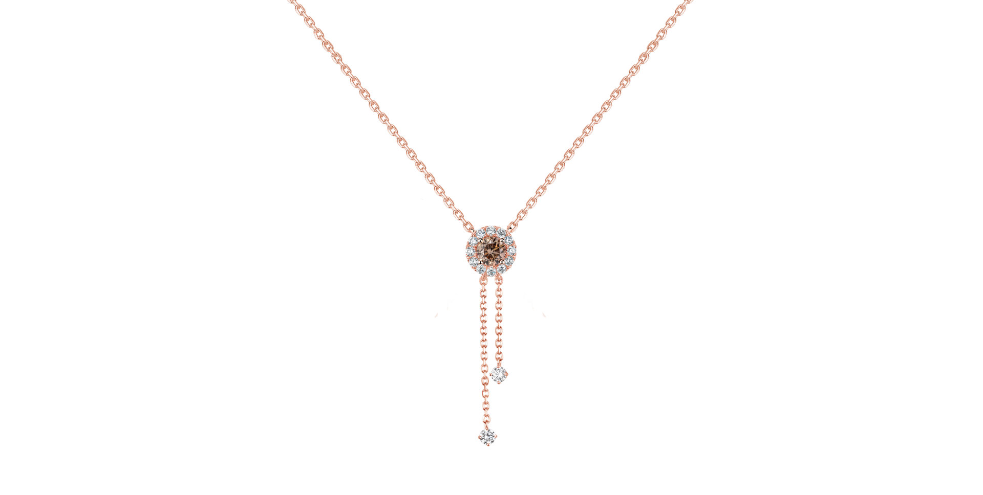 Náhrdelník s diamantmi Sirius