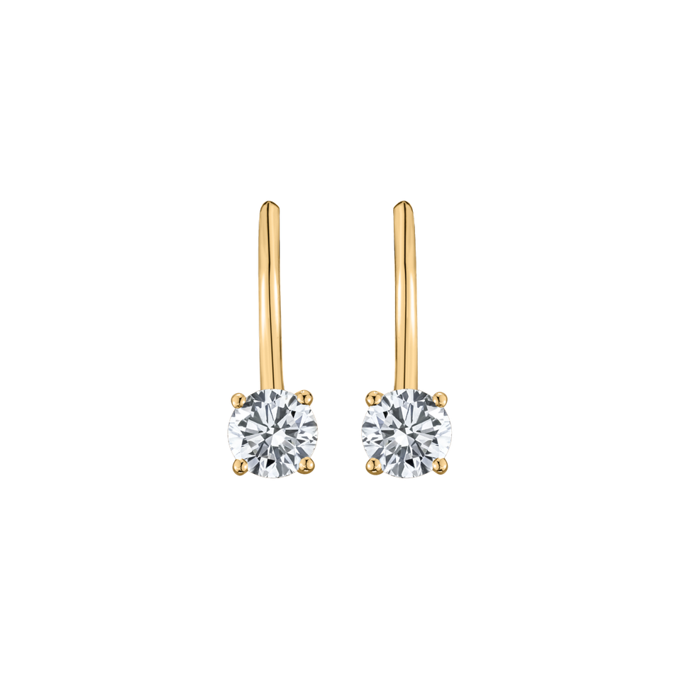 Náušnice s diamantom Gleam