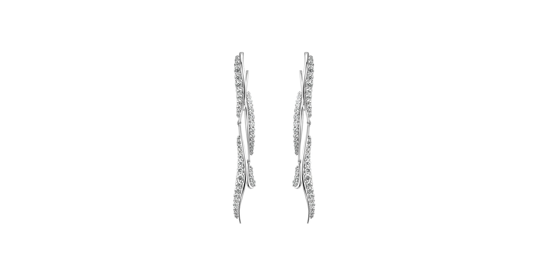 Náušnice s diamantmi Aurora Falls