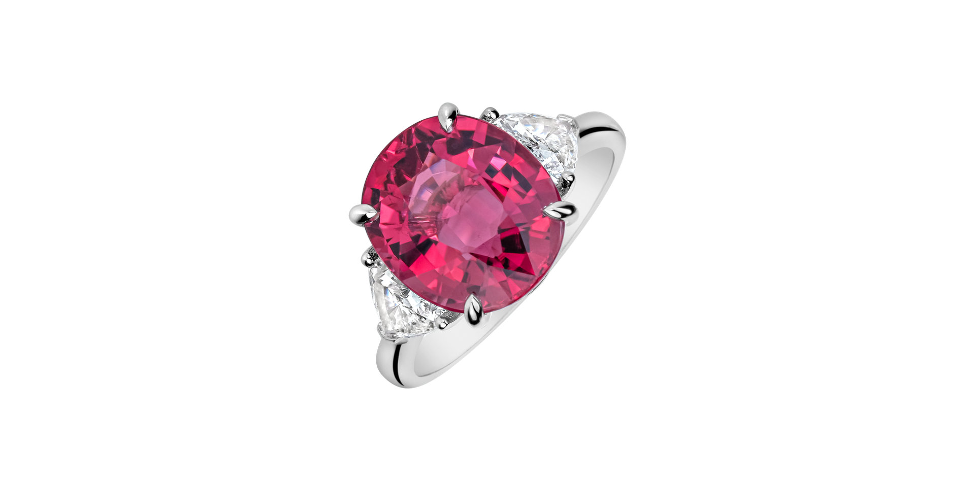 Prsteň s diamantmi a turmalínom Velian