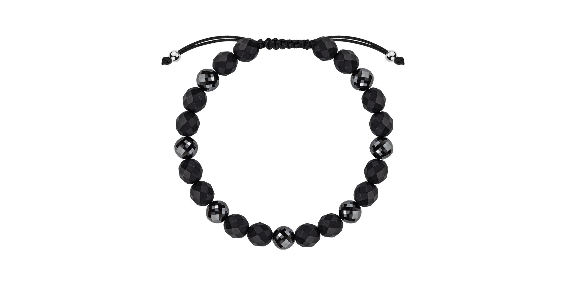 Náramok s diamantmi a achátmi Raven Prayer