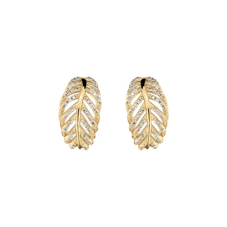 Náušnice s diamantmi Feather of Heaven