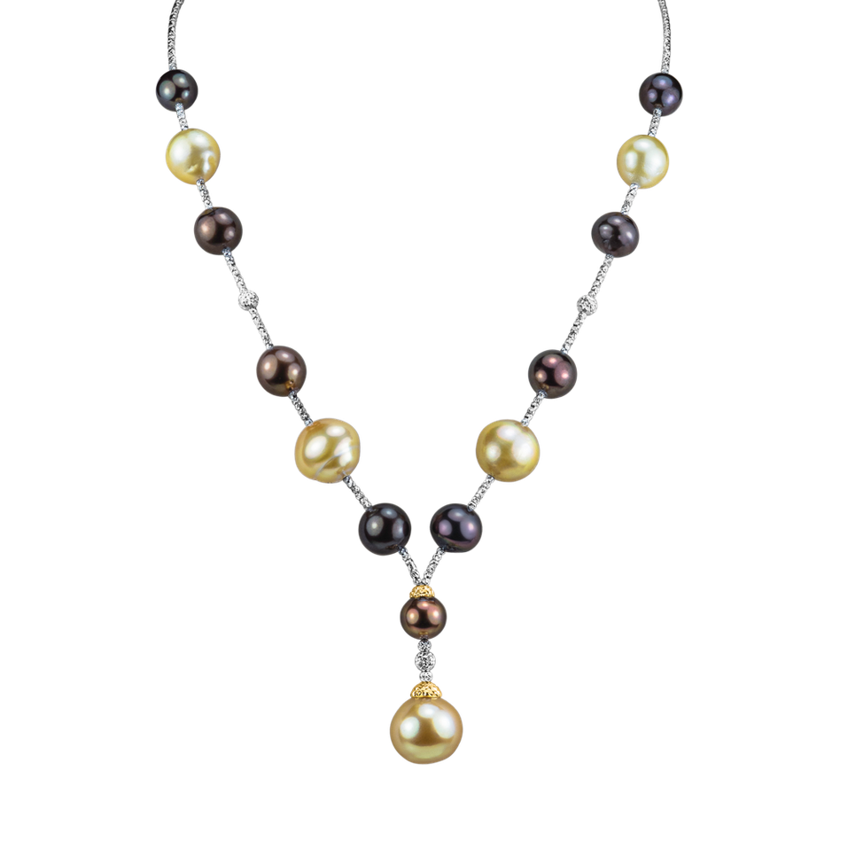 Náhrdelník s perlami Satin Pearls