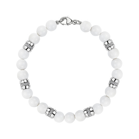 Náramok s diamantmi a achátmi Moonlace