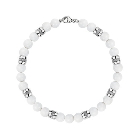 Náramok s diamantmi a achátmi Moonlace
