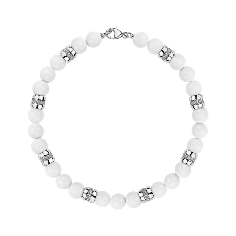 Náramok s diamantmi a achátmi Moonlace