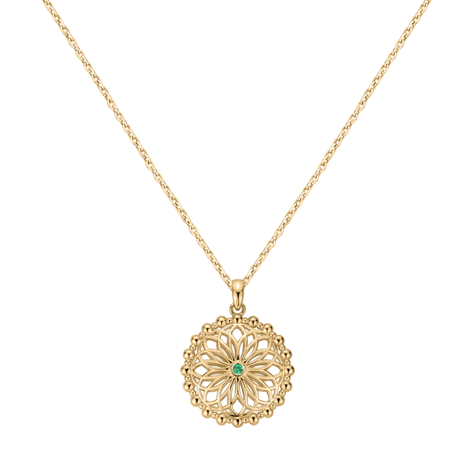 Náhrdelník so smaragdom Touch of Light