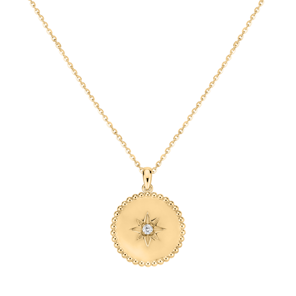 Náhrdelník s diamantom Star of Light