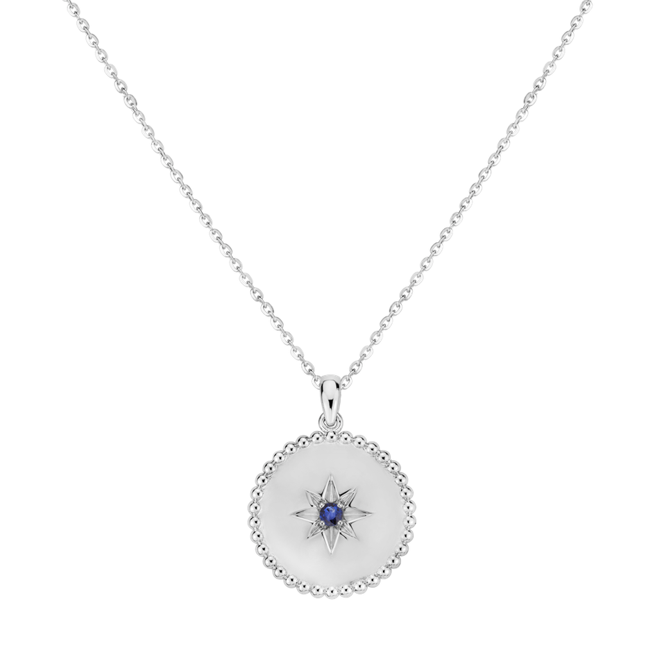 Náhrdelník so zafírom Star of Life