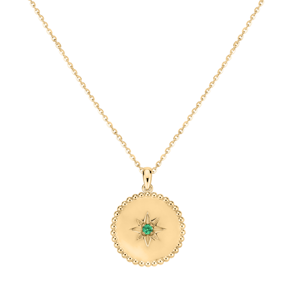 Náhrdelník se smaragdom Star of Life