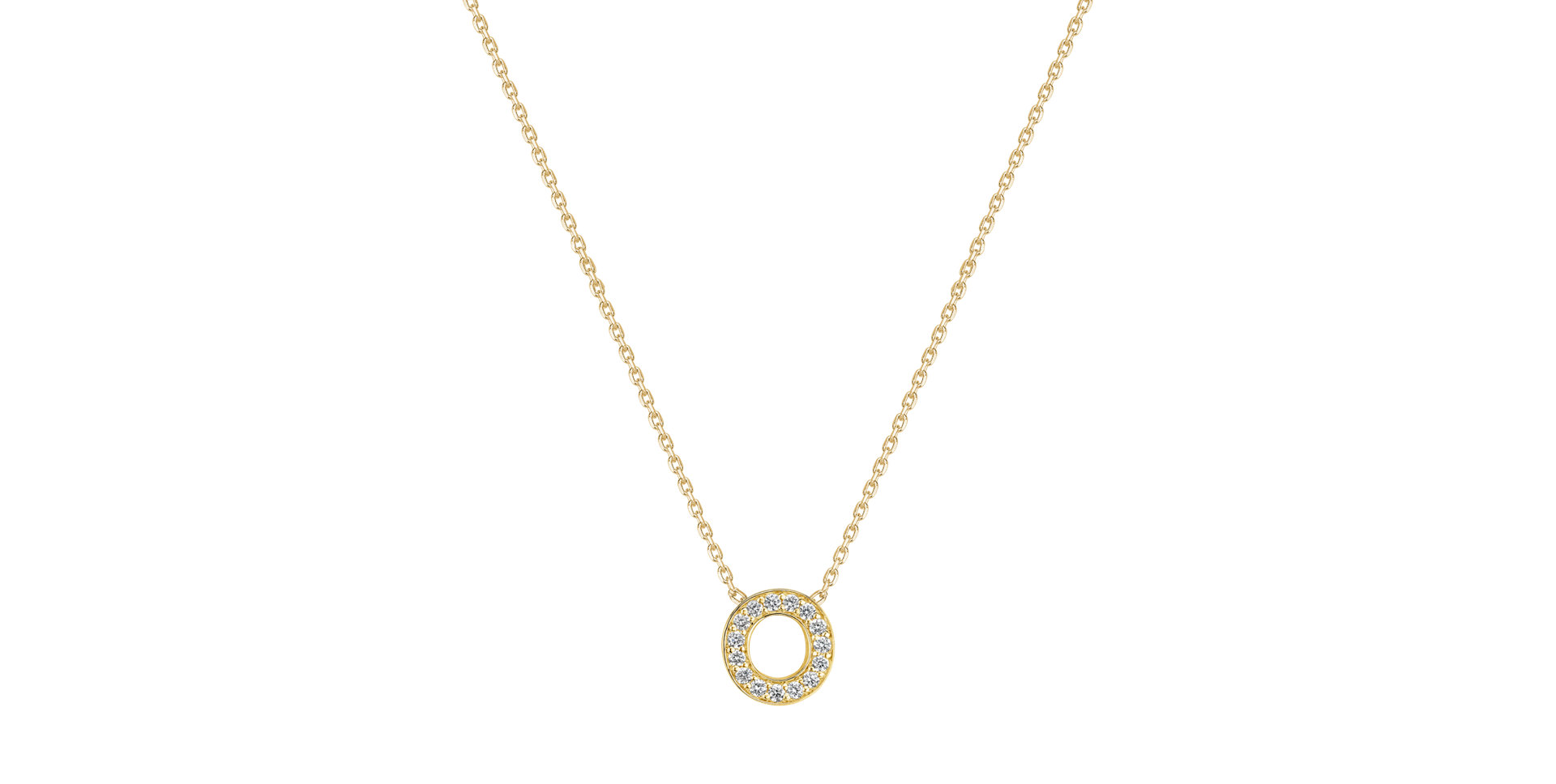 Prívesok s diamantmi Twinkling  Letter