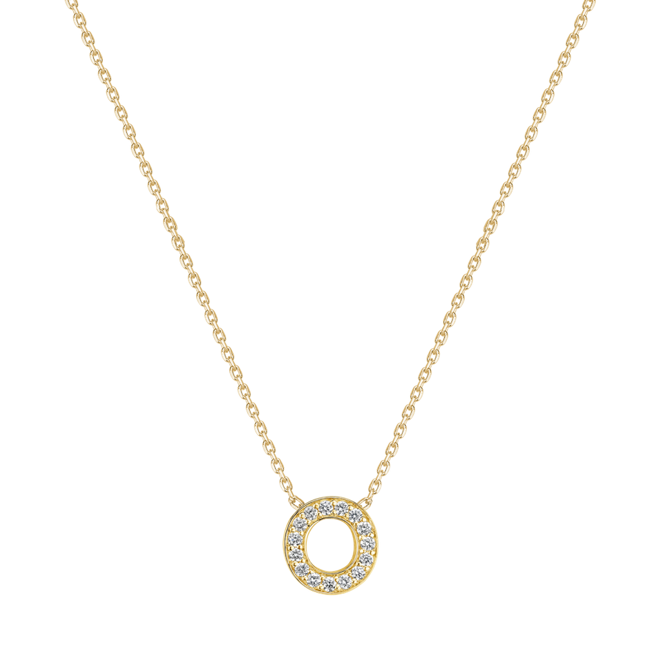 Prívesok s diamantmi Twinkling  Letter