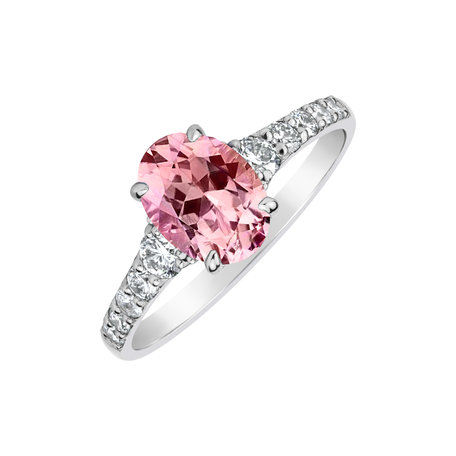 Prsteň s diamantmi a turmalínom Shimmering dazzle