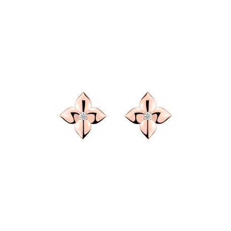 Náušnice s diamantom Lily's Grace