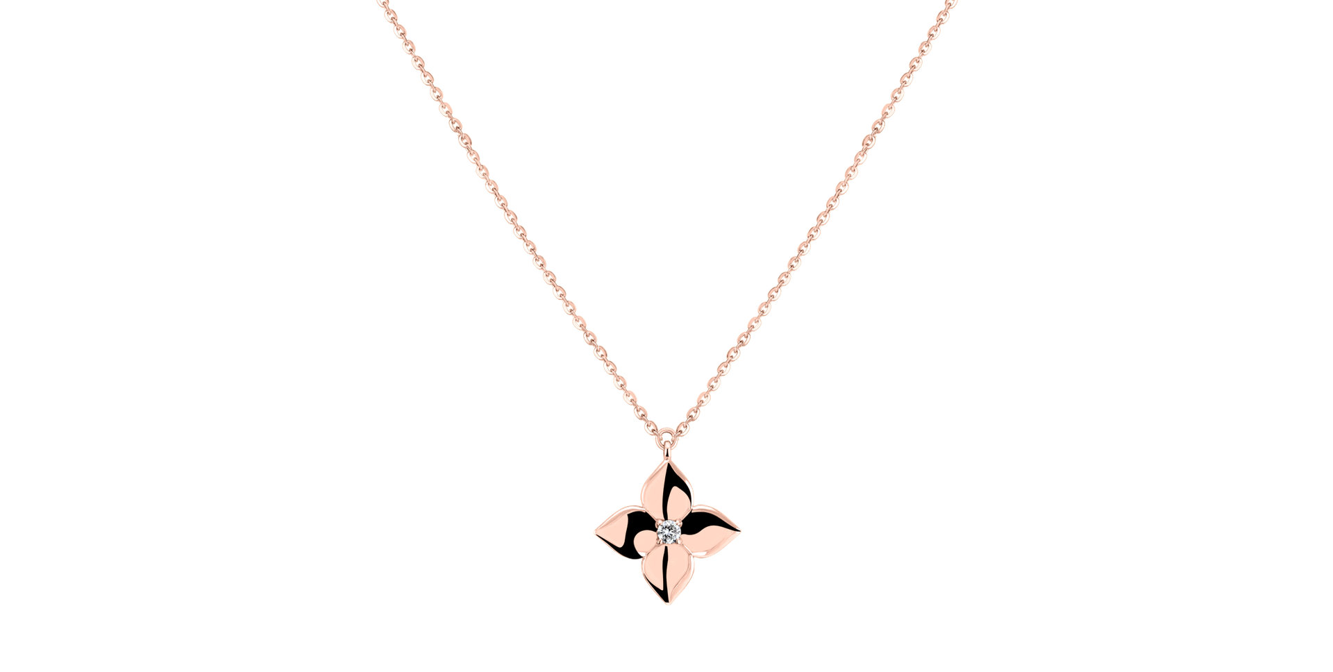 Náhrdelník s diamantom Lily's Grace