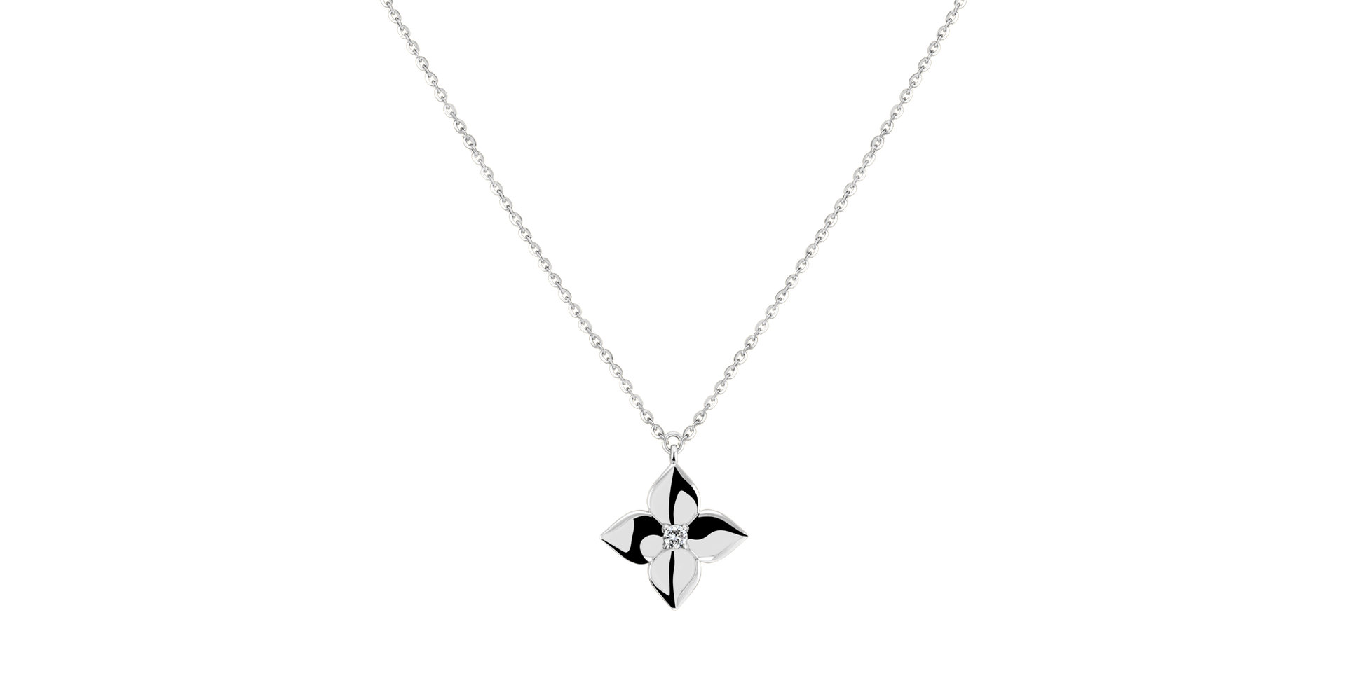 Náhrdelník s diamantom Lily's Grace