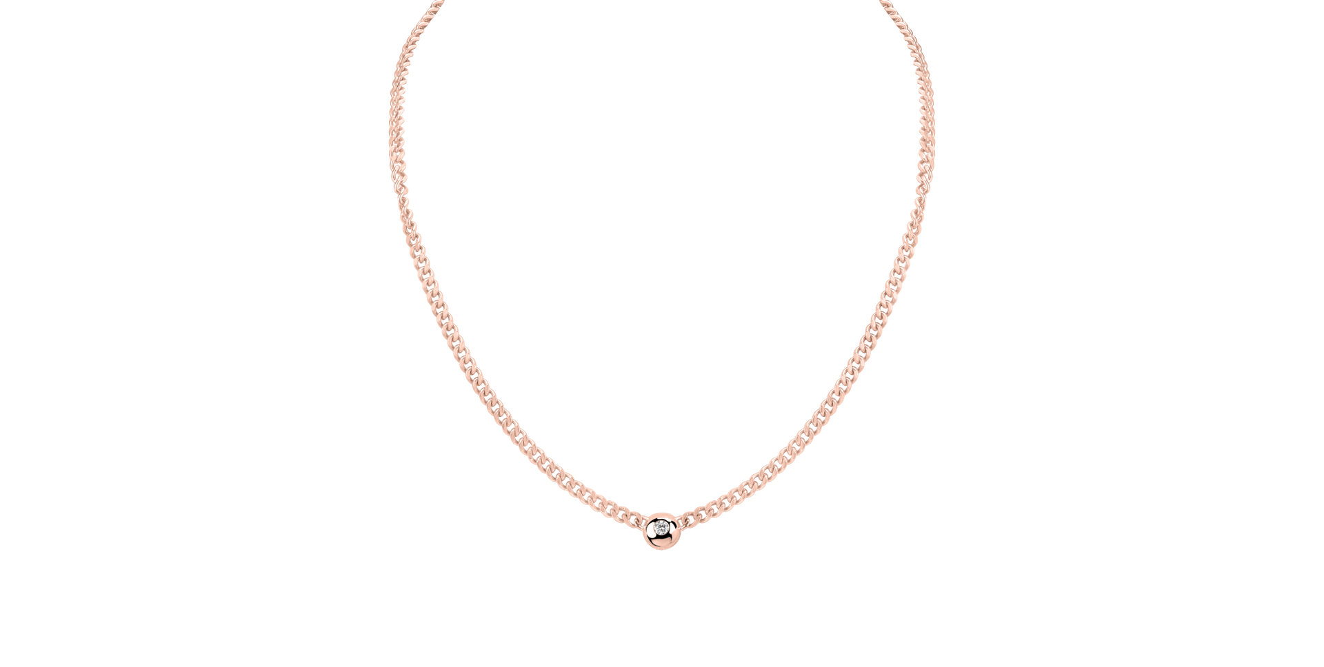 Náhrdelník s diamantom Circle of Clarity