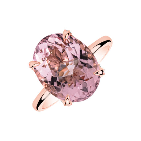 Prsteň s diamantmi a turmalínom Floral Crown