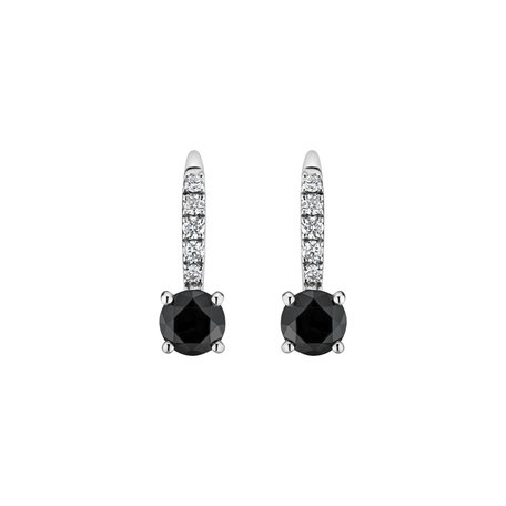 Náušnice s diamantmi Evoria