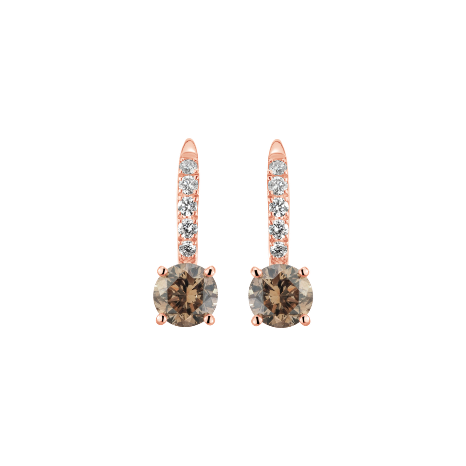 Náušnice s diamantmi Evoria