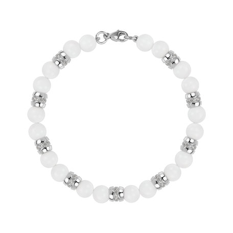 Náramok s diamantmi a achátmi Moonlace