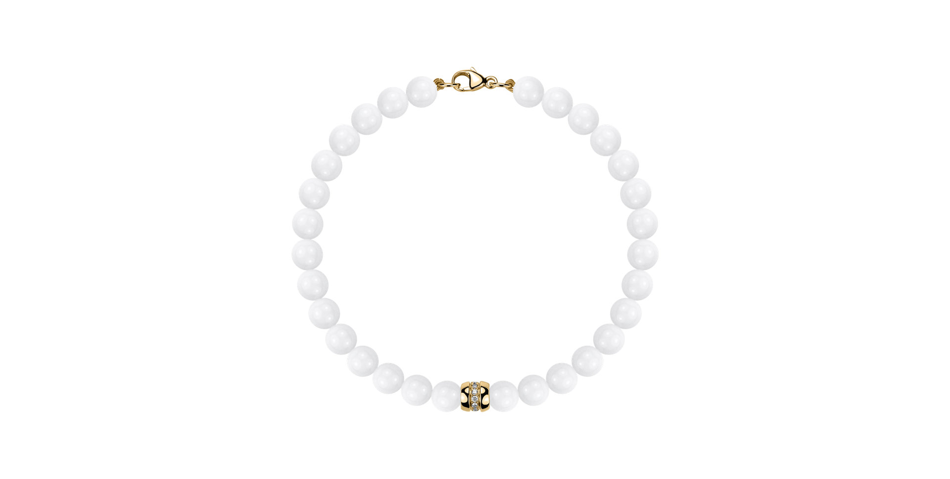 Náramok s diamantmi a achátmi Whispers of Winter