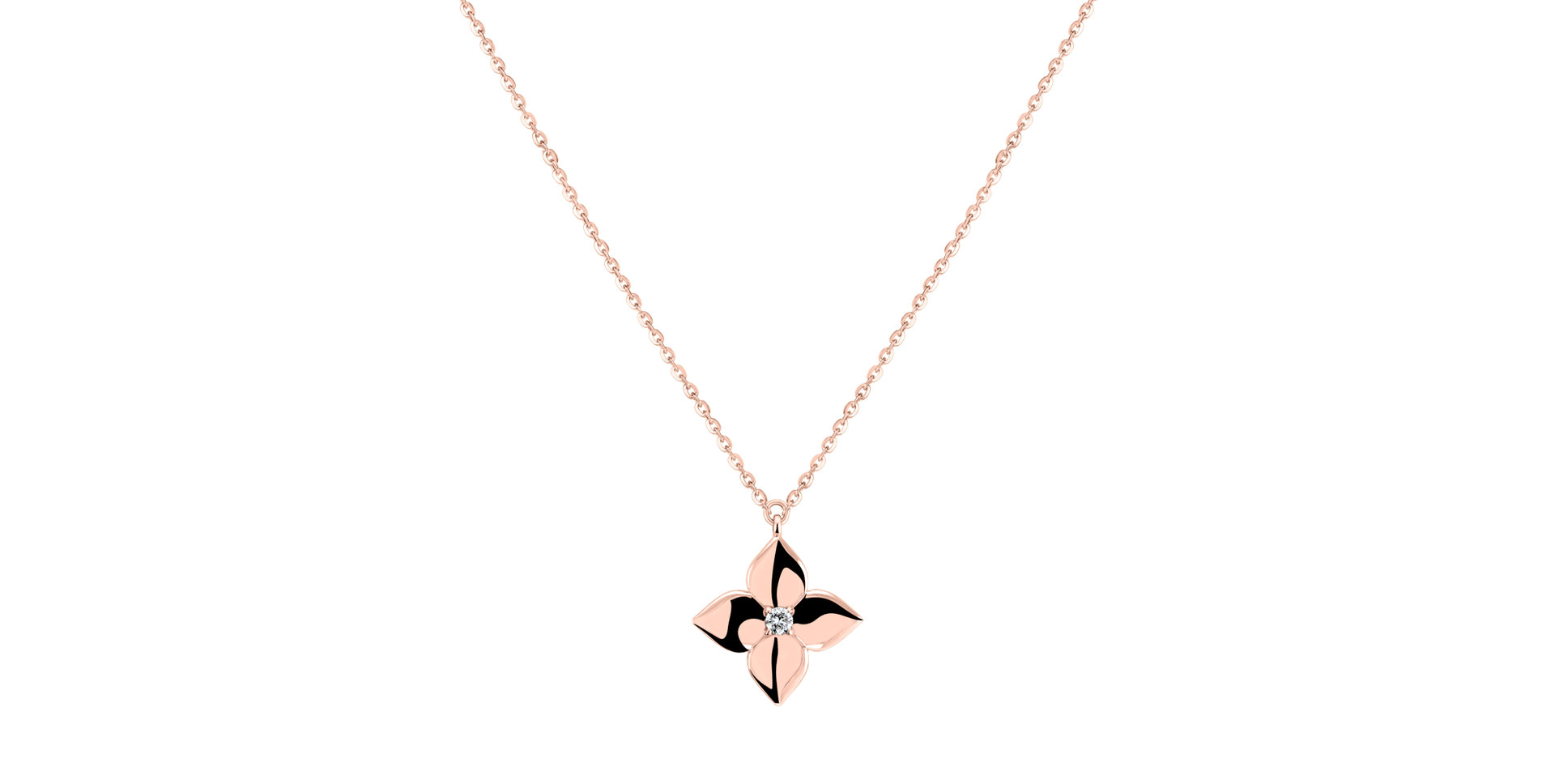 Náhrdelník s diamantom Lily's Grace