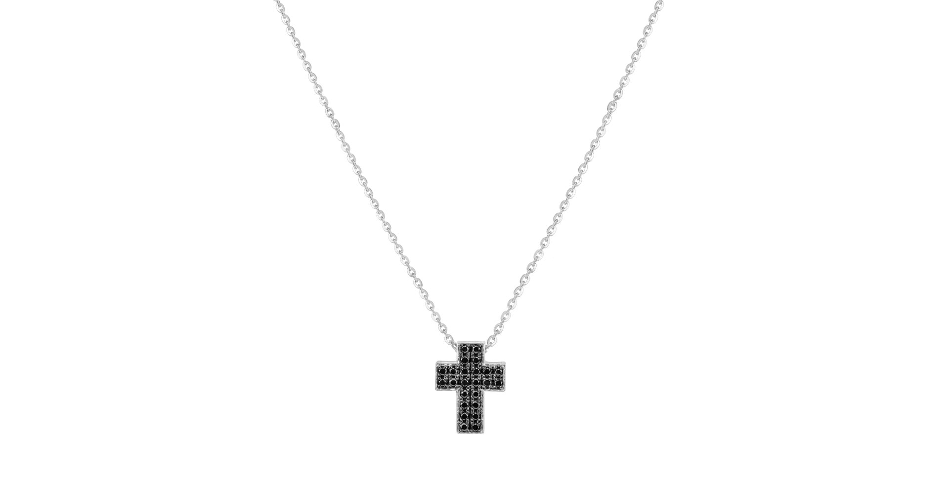 Náhrdelník s diamantmi Divine Cross