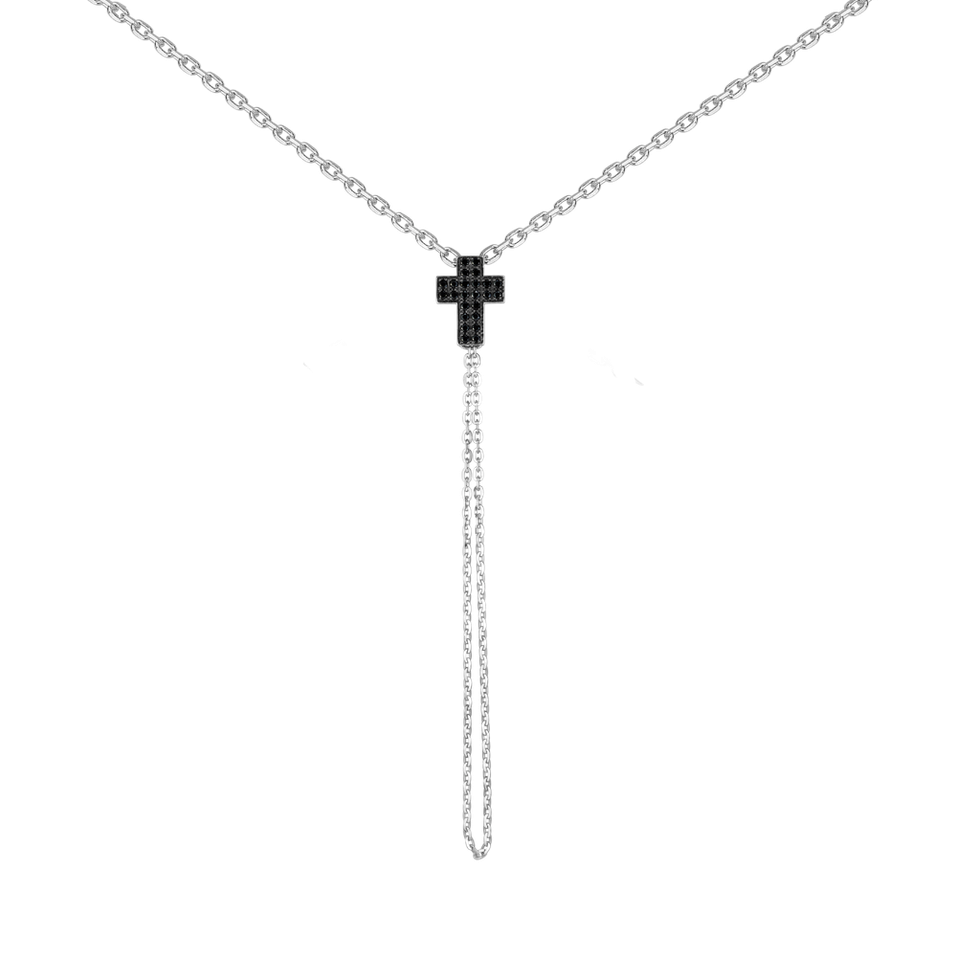 Náhrdelník s diamantmi Divine Cross