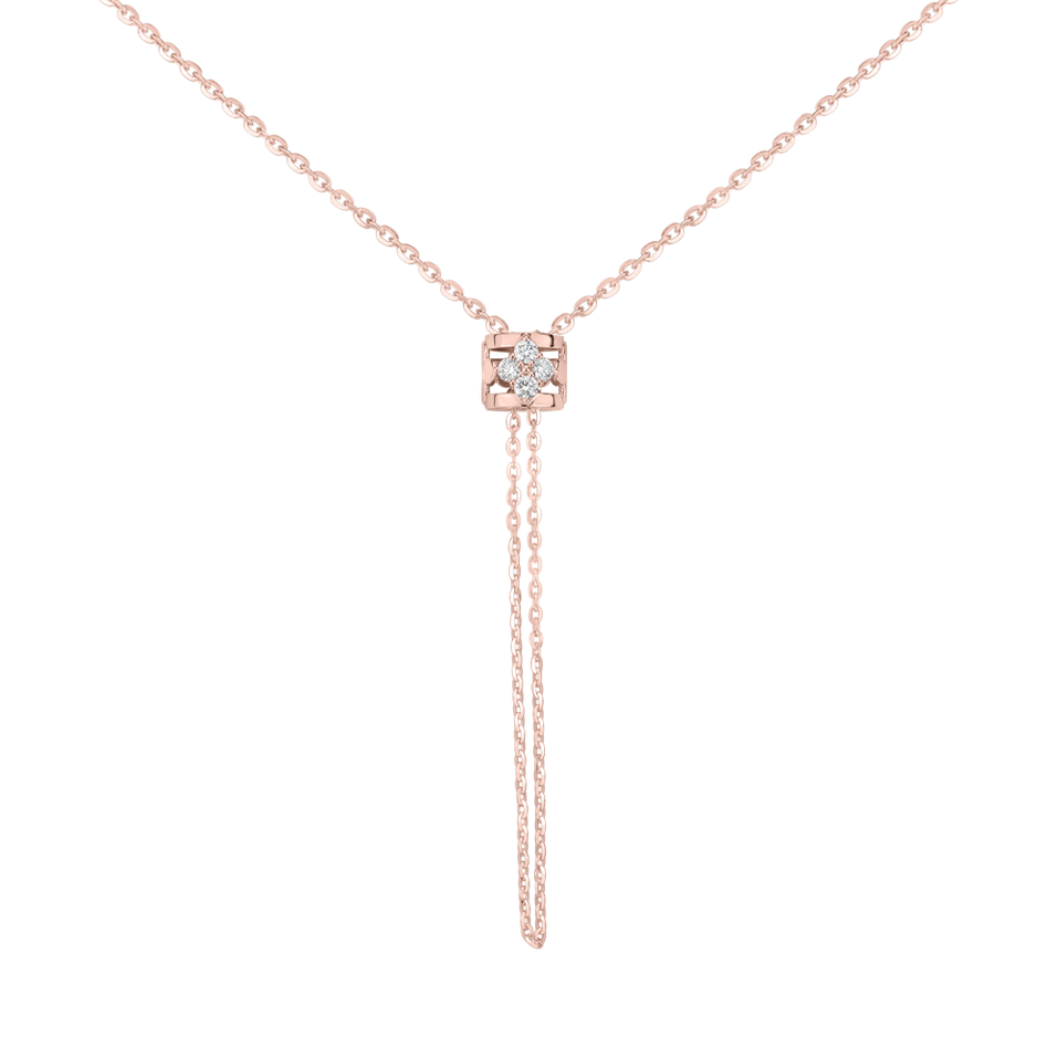 Náhrdelník s diamantmi Virela