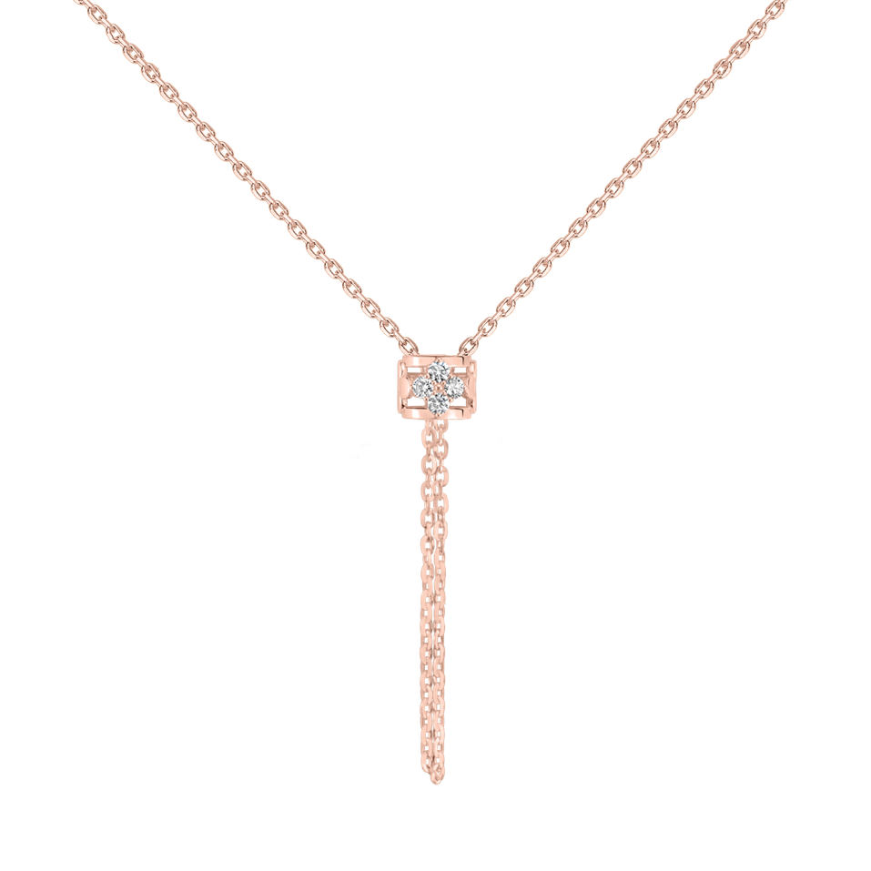 Náhrdelník s diamantmi Ziela