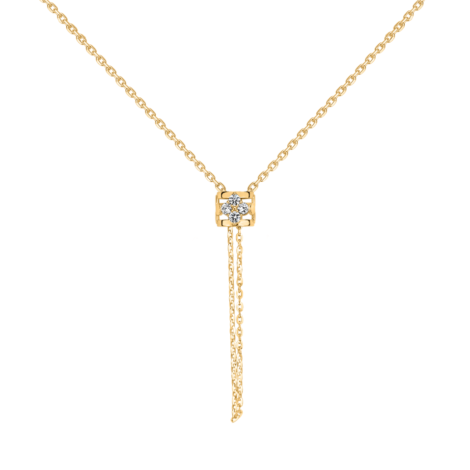 Náhrdelník s diamantmi Ziela