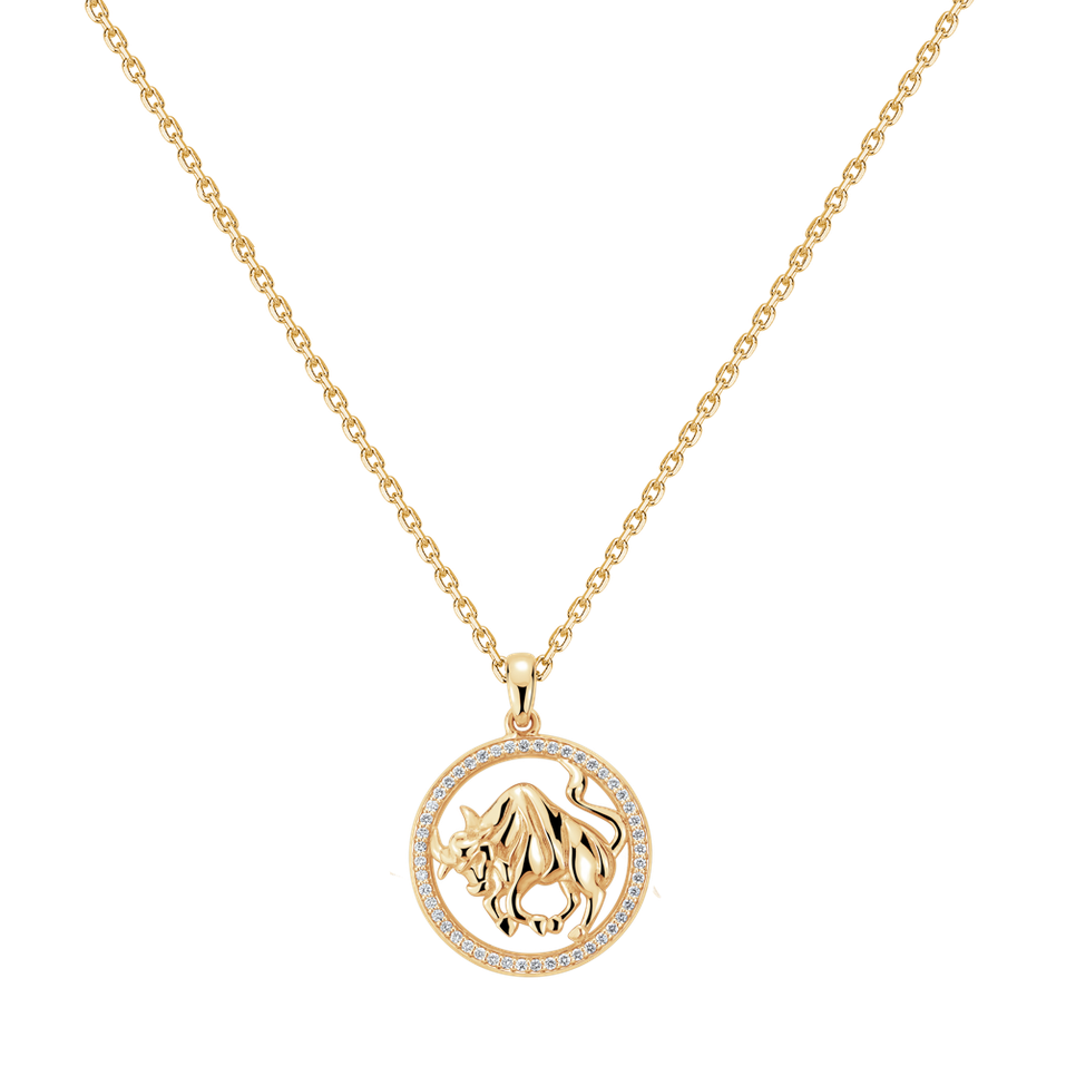 Náhrdelník s diamantmi Starlit Zodiac Taurus