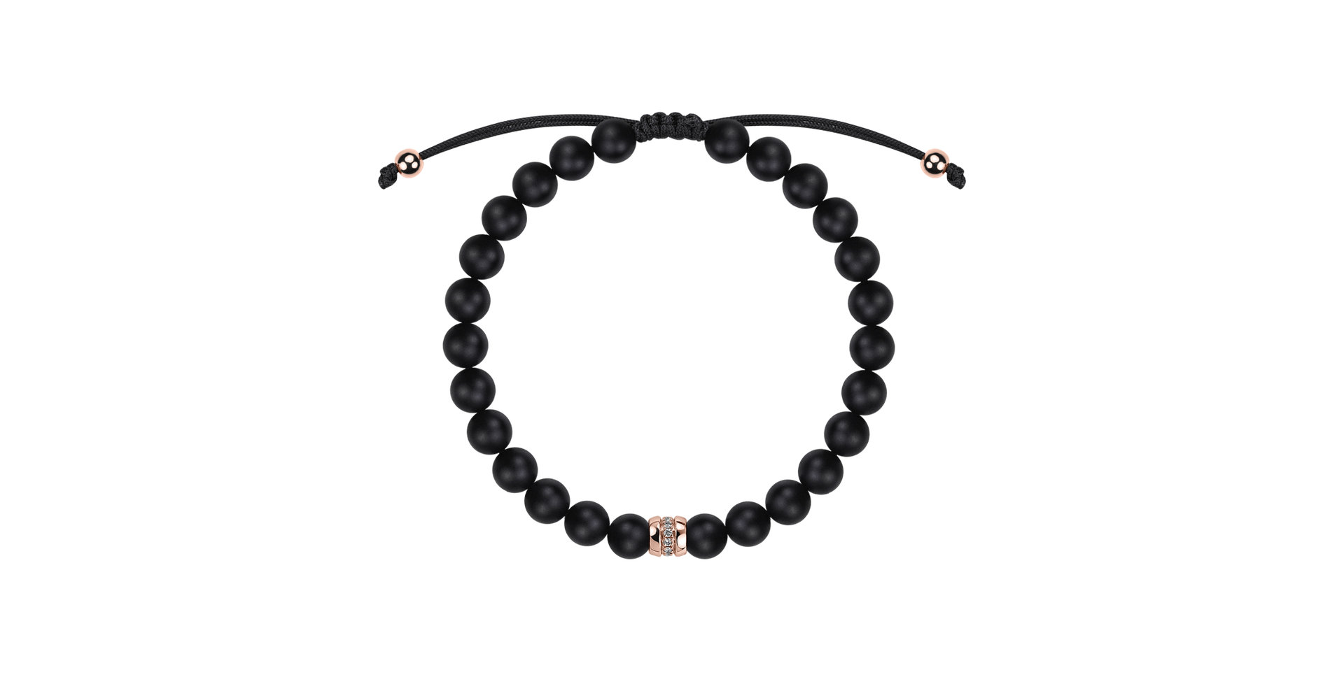 Náramok s diamantmi a achátmi Shadow Pulse