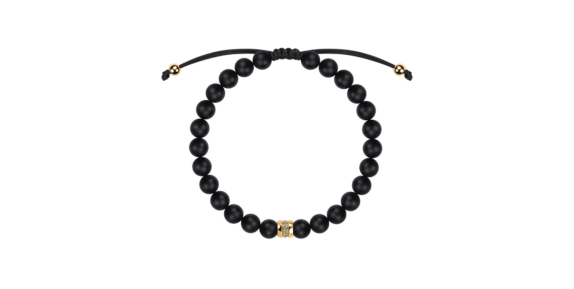 Náramok s diamantmi a achátmi Winter Gift